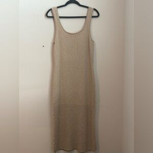 Universal Thread Beachy Knit Dress in Cream
